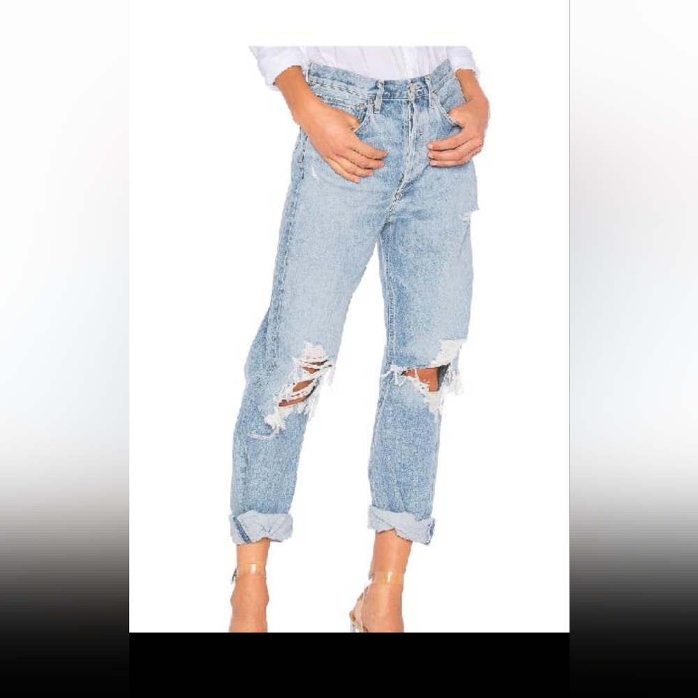 Agolde Jeans 90's Mid Rise Loose Fit Size 25